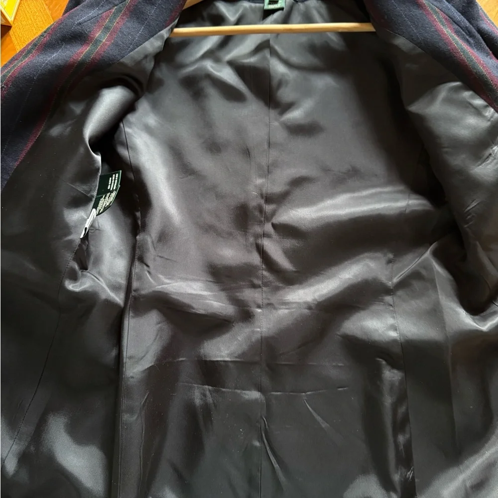 Vintage HTF 100% Wool Ralph Lauren Embroidered Blazer - Picture 11 of 16